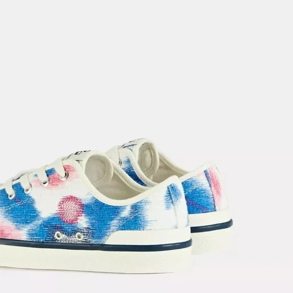 ISABEL MARANT Binkoo Ikat Canvas Sneakers - Picture 4 of 12
